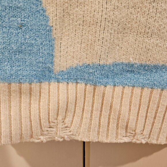 women's bailey rose cream long sleeve sweater - Picture 6 of 9